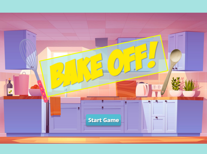 Bake Off start screen